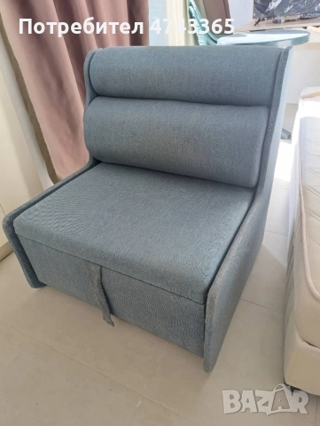 Продавам разтегателни фотьойли и дивани, канапета, столове и маси