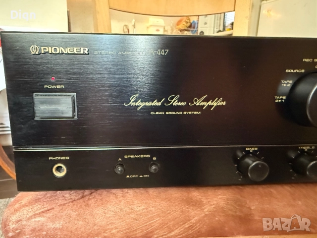 Pioneer A-447 Стерео усилвател , снимка 4 - Ресийвъри, усилватели, смесителни пултове - 52080775