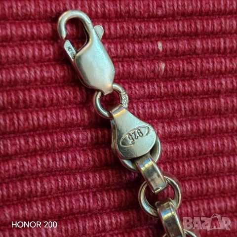 Сребърна гривна. , снимка 4 - Гривни - 53580142