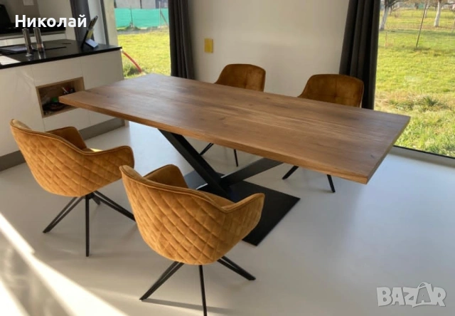 Трапезна маса масив дъб , снимка 12 - Маси - 53541816
