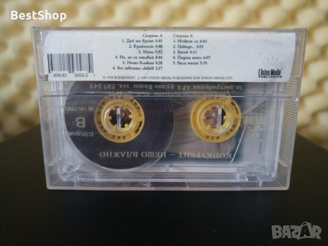 Конкурент - Нещо влажно, снимка 2 - Аудио касети - 32599656