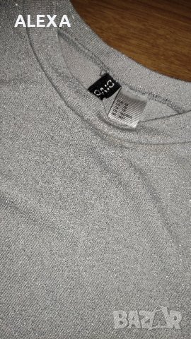 H&M нова блестяща блуза , снимка 4 - Блузи с дълъг ръкав и пуловери - 43699108