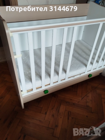 Детско легло-люлка Lorreli с размери 120х60 + матрак , снимка 2 - Бебешки легла и матраци - 51713454