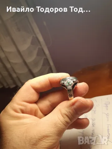 Мъжки бутиков сребърен пръстен ръчна изработка , снимка 17 - Пръстени - 48372546
