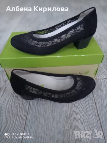 Немски естеств. ортопед. черни, 37н-р, с две стелки, снимка 11 - Дамски ежедневни обувки - 32550971