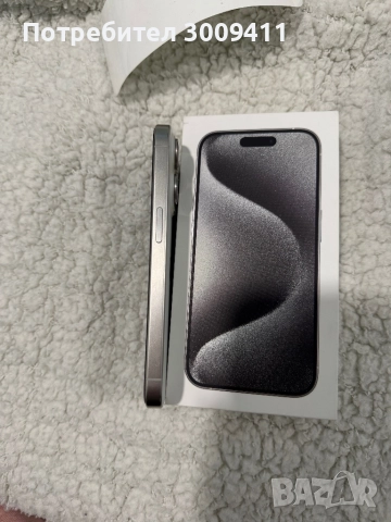 Продавам IPhone 15 Pro, White Titanium, 128GB, снимка 5 - Apple iPhone - 52665753