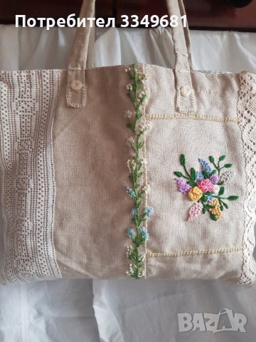 Lenena canta (torba)ricna izrabotena , снимка 1