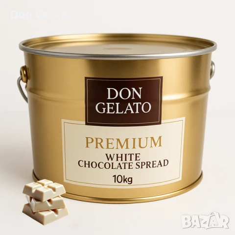 Бял течен шоколад Don Gelato Premium – 10 кг, снимка 6 - Други - 51268372
