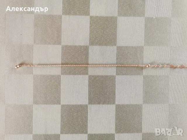 Дамско златно колие - 3,80 гр., 52,5 см. дължина, снимка 4 - Колиета, медальони, синджири - 48828973