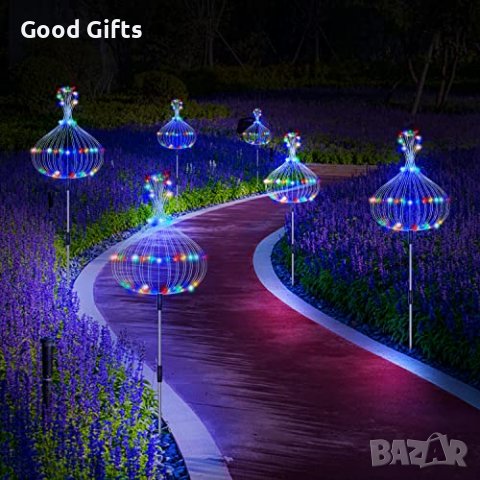 1 + 1 ОФЕРТА Ефектна ЛЕД Соларна лампа за открито, снимка 4 - Соларни лампи - 38745670