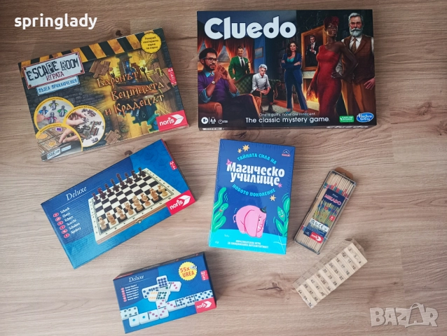 Нови настолни игри, различни модели и цени