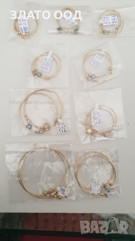 Златни обеци халки- с елементи тип Пандора 14К, снимка 3 - Обеци - 40371207