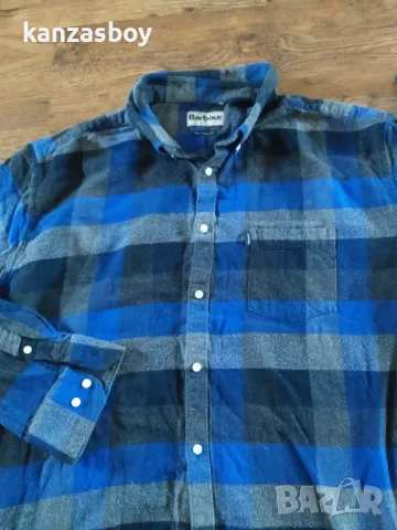 barbour stapleton angus - мъжка бархетена риза 3ХЛ, снимка 3 - Ризи - 47514349