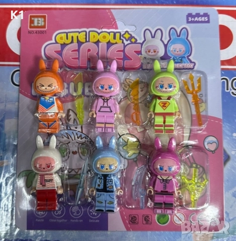 6 фигурки Лабубу Labubu 