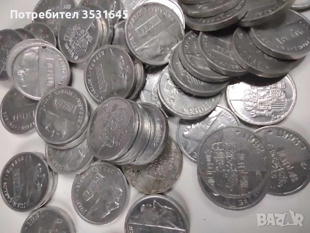 Лот Испански монети от 1 песета, снимка 3 - Нумизматика и бонистика - 43023154