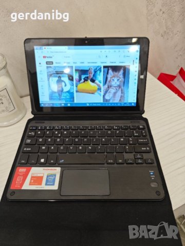 Таблет тип лаптоп с безжична клавиатура и BG Windows 2GB RAM