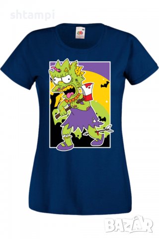 Дамска тениска The Simpsons Lisa Simpson 01,Halloween,Хелоуин,Празник,Забавление,Изненада,Обичаи,, снимка 7 - Тениски - 38154299