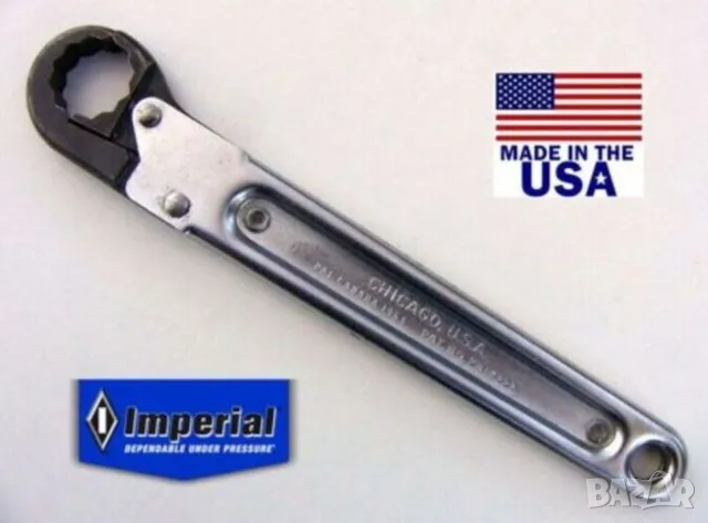 KWIK-TITE® К-т и КЛЮЧОВЕ с Тресчотка Отваряща Звезда за Холендри Гайки на Тръби Маркучи и др. БАРТЕР, снимка 5 - Ключове - 50398417