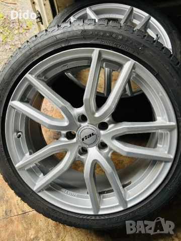 Джанти със зимни гуми 18 5x112, снимка 4 - Гуми и джанти - 52567393