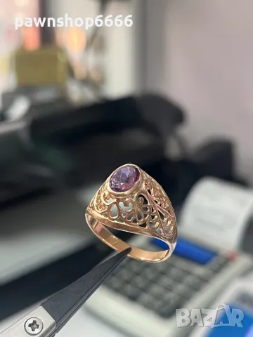 Златен руски пръстен 14 карата