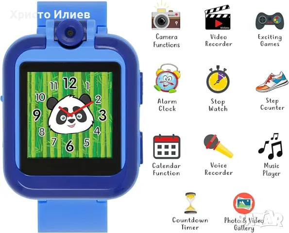 Комплект интерактивен часовник и слушалки за момче, снимка 2 - Детски - 47935725