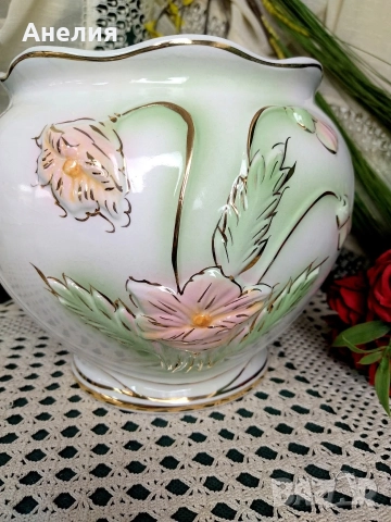 Кашпа или ваза нежна, снимка 4 - Вази - 52762565