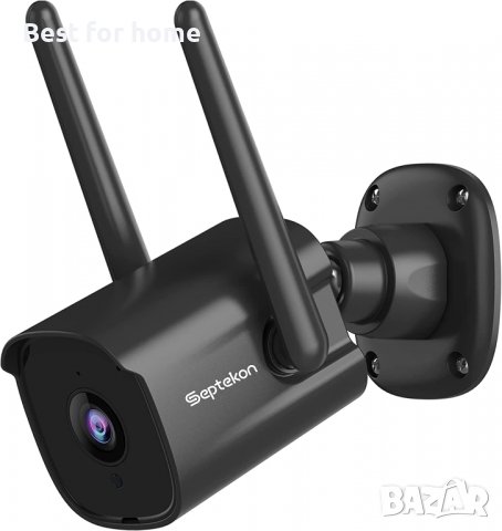  IP Камера на Septekon,1080p, двойна антена 2.4G WiFi камера с нощно виждане,двупосочно аудио, снимка 2 - Камери - 39921589