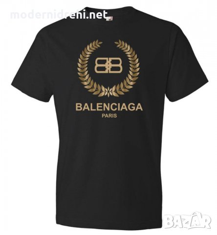 Дамска тениска Balenciaga черна, снимка 1 - Тениски - 27233348
