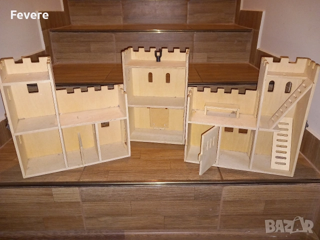 Дървен замък , снимка 3 - Играчки за стая - 53302604