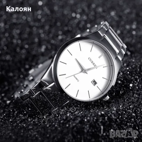 (4 цвята) Мъжки часовник CURREN 8106 с метална верижка, снимка 7 - Мъжки - 49688447