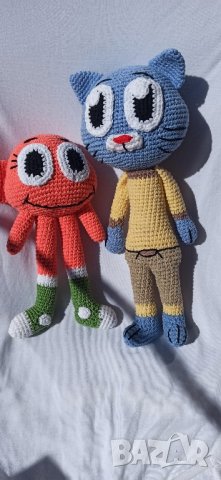 Плетени играчки - Дарвин и Гъмбол, снимка 2 - Плюшени играчки - 43201570