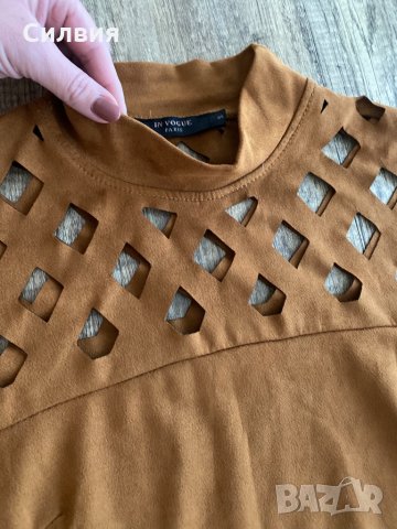 Велурена рокля, снимка 7 - Рокли - 35180173