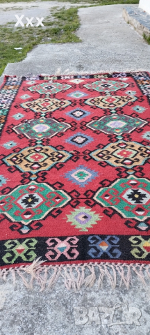 Ръчно тъкан Чипровски вълнен килим.Антика за ценители., снимка 3 - Килими - 44912501