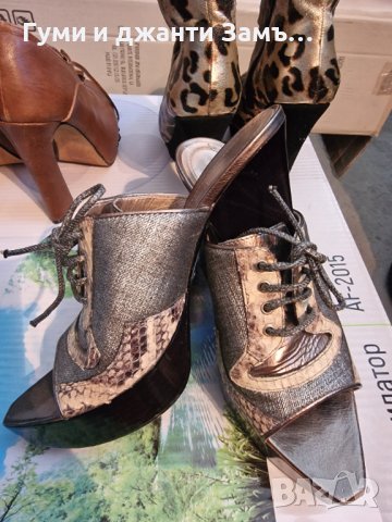 Дамско сабо 38 и 39 Anna  Biagini , снимка 1 - Дамски обувки на ток - 44000582