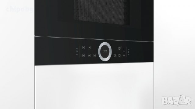 Микровълнова печка, Bosch BFL634GB1, Built-in microwave, left opening, black, снимка 2 - Микровълнови - 38424754