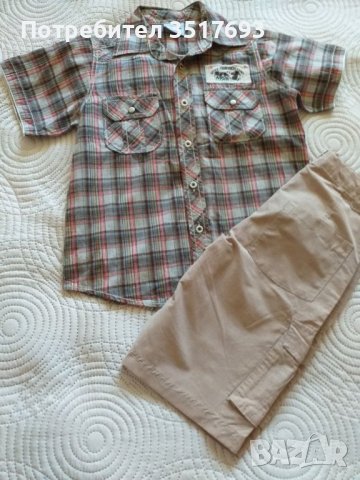Лот тениски и къс панталон H&M  122 / 128 , снимка 5 - Детски тениски и потници - 40457868