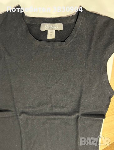 Блуза MaxMara, размер M, без ръкав, снимка 3 - Корсети, бюстиета, топове - 44102902