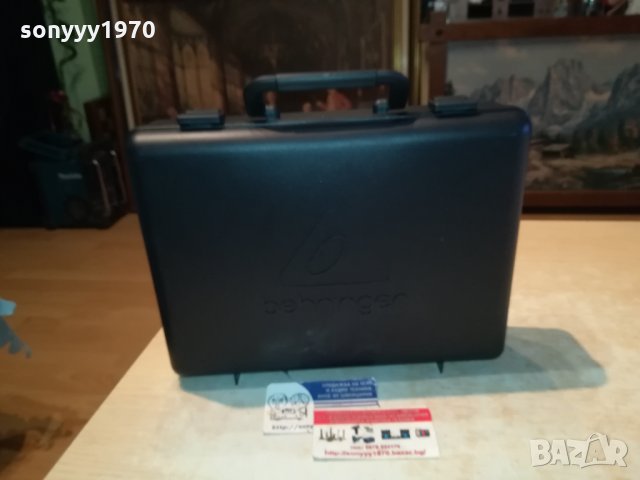 ⭐BEHRINGER 28Х21Х8СМ-КУФАР 1901220950⭐, снимка 11 - Микрофони - 35485202
