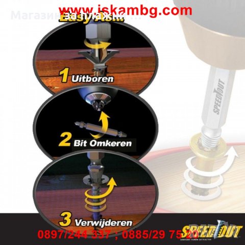 Уред за вадене на скъсани болтове - КОД 1694, снимка 4 - Други инструменти - 28587813