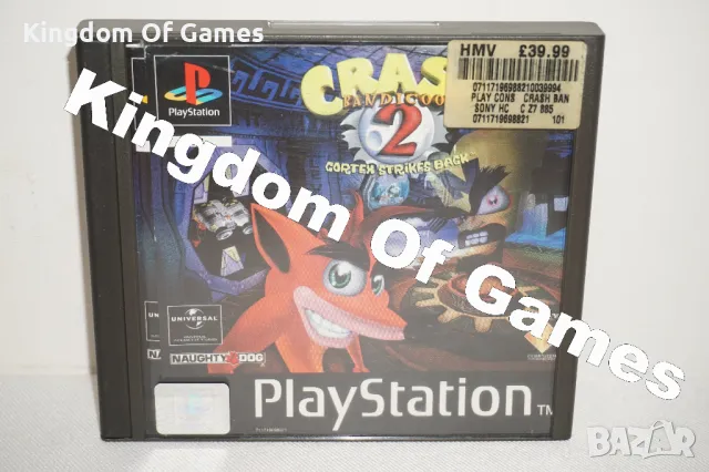 Игра за PS1 Crash Bandicoot 2: Cortex Strikes Back ТЕСТВАНА И РАБОТЕЩА