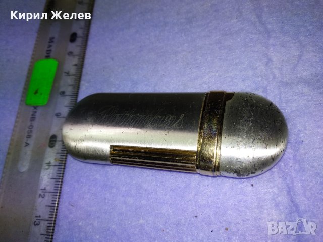 ROTHMANS Стара ПОСРЕБРЕНА Винтидж ЛУКС МОДЕЛ Маркова МЕТАЛНА ГАЗОВА ЗАПАЛКА РОТМАНС 38292, снимка 9 - Колекции - 43460985