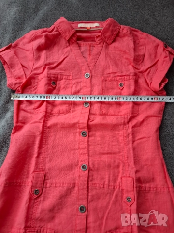 Ленена рокля размер S, снимка 4 - Рокли - 52453685