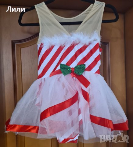 Коледна рокля за деца, прекрасен подарък за празници, снимка 8 - Детски рокли и поли - 43516809