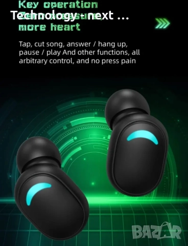 Безжични Слушалки TWS G7S, Bluetooth 5.0, LED Дисплей, Външна батерия, Гейминг Слушалки, снимка 5 - Bluetooth слушалки - 52880436
