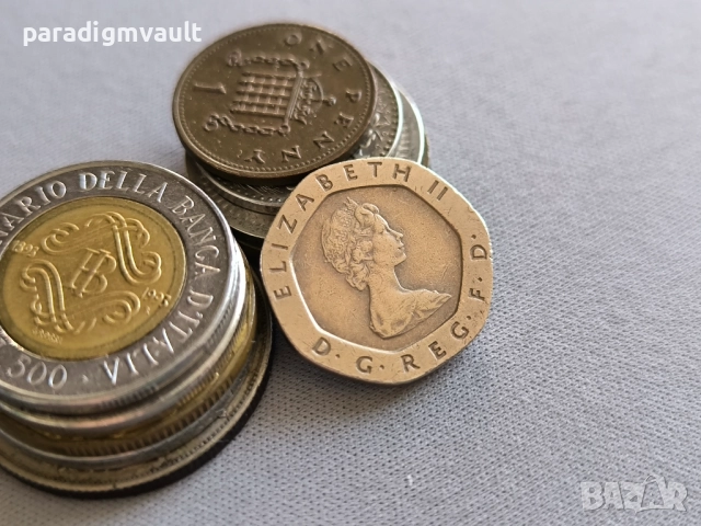 Монета - Великобритания - 20 пенса | 1982г., снимка 2 - Нумизматика и бонистика - 52943715