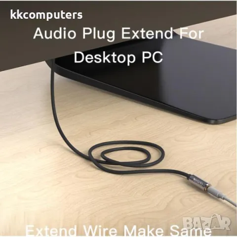 Аудио адаптер Yesido YAU26 / 3.5mm - 3.5mm / Черен / Баркод : 2403485, снимка 3 - Резервни части за телефони - 47580297