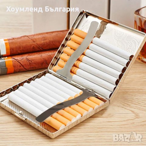 Метална табакера за 20 цигари, снимка 2 - Табакери - 38787655