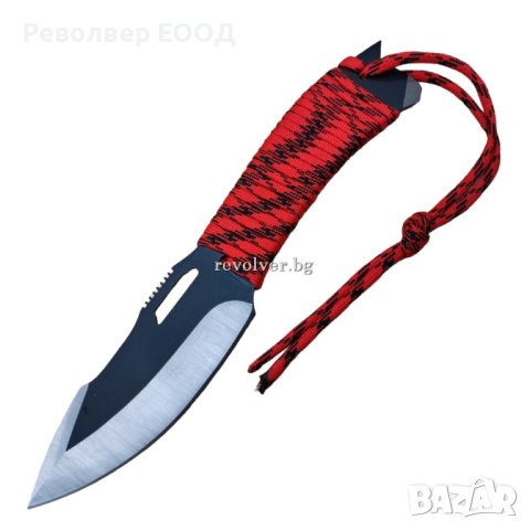 Ловен нож с дръжка от паракорд