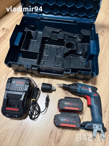 Bosch GSR 18-V-EC TE винтоверт за гипсокартон, снимка 4 - Винтоверти - 52464895
