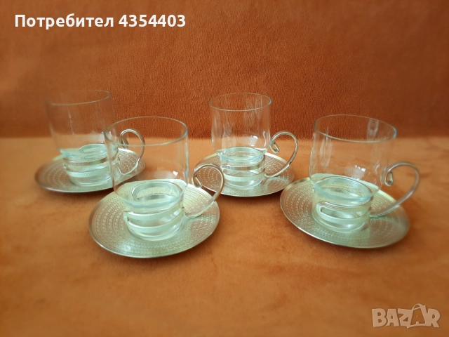 Руски стакани и подстакани 6 броя